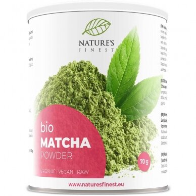 Žaliosios arbatos milteliai Matcha, 70 gr.