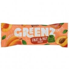 Vaisių ir riešutų užkandis „Greenz apricot“, 30 g